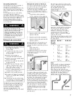 Предварительный просмотр 7 страницы Bosch 100 Series Operating, Care And Installation Instructions Manual