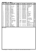 Предварительный просмотр 2 страницы Bosch 1035VSR Parts List