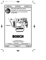 Bosch 11221DVS - Power Tools Bulldog DVS Dustless SDS Rotary Hammers Operating/Safety Instructions Manual preview