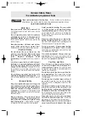 Preview for 2 page of Bosch 11225VSRH Operating/Safety Instructions Manual