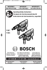 Предварительный просмотр 1 страницы Bosch 11387 Operating/Safety Instructions Manual