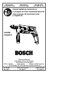 Bosch 1194AVSR - Hammer Drill 1/2in Dual Torque VSR Operating/Safety Instructions Manual предпросмотр