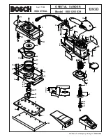 Bosch 1293D - 1/2 Sheet Finishing Sander Parts List preview