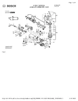 Preview for 1 page of Bosch 1365 Parts List