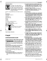 Предварительный просмотр 242 страницы Bosch 14,4 VE-2-LI Original Instructions Manual