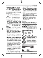 Предварительный просмотр 199 страницы Bosch 15 Original Instructions Manual