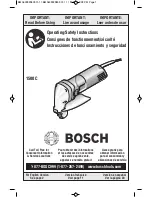 Предварительный просмотр 1 страницы Bosch 1500C Operating/Safety Instructions Manual