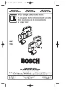 Bosch 1507 Operating/Safety Instructions Manual предпросмотр