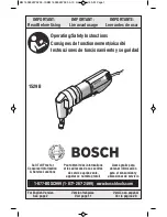 Bosch 1529B Operating/Safety Instructions Manual предпросмотр