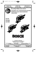 Предварительный просмотр 1 страницы Bosch 1587AVS Operating/Safety Instructions Manual