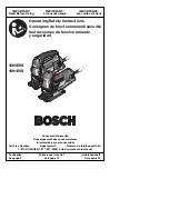 Предварительный просмотр 1 страницы Bosch 1590 EVS Operating/Safety Instructions Manual