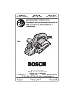 Bosch 1594 Operating/Safety Instructions Manual preview