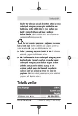 Preview for 57 page of Bosch 1600A01RU6 Quick Start Manual