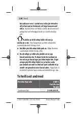 Preview for 126 page of Bosch 1600A01RU6 Quick Start Manual