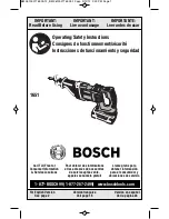 Preview for 1 page of Bosch 1651 Operating/Safety Instructions Manual