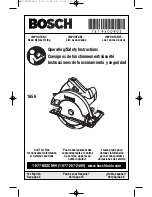 Bosch 1656 Operating/Safety Instructions Manual preview