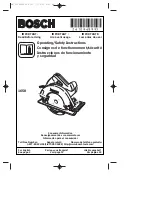 Bosch 1658 Operating/Safety Instructions Manual preview