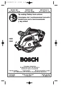 Preview for 1 page of Bosch 1660 Operating/Safety Instructions Manual