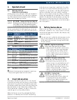 Preview for 2 page of Bosch 1699200115 User Manual