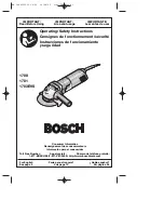 Preview for 1 page of Bosch 1700 Operating/Safety Instructions Manual