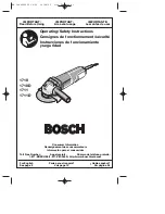 Preview for 1 page of Bosch 1710 Operating/Safety Instructions Manual