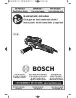 Bosch 1775E Operating/Safety Instructions Manual preview