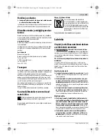 Предварительный просмотр 141 страницы Bosch 18 VE-2-LI Original Instructions Manual