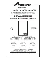 Preview for 1 page of Bosch 19/24CBI Installation And Servicing Instructions