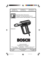 Предварительный просмотр 1 страницы Bosch 1943 LED Operating/Safety Instructions Manual