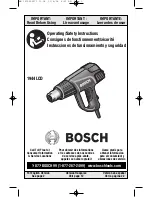 Предварительный просмотр 1 страницы Bosch 1944LCD Operating/Safety Instructions Manual