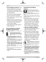 Preview for 4 page of Bosch 239163 Original Instructions Manual