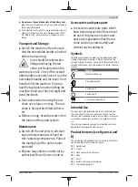 Preview for 5 page of Bosch 239163 Original Instructions Manual