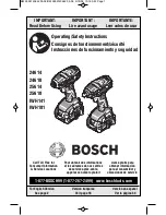 Предварительный просмотр 1 страницы Bosch 24614 Operating/Safety Instructions Manual