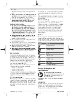 Предварительный просмотр 14 страницы Bosch 3 600 HB8 1.0 Original Instructions Manual