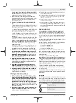 Предварительный просмотр 67 страницы Bosch 3 600 HB8 1.0 Original Instructions Manual