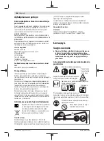 Preview for 258 page of Bosch 3 600 HC1 A Original Instructions Manual