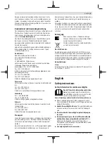 Preview for 9 page of Bosch 3 601 D46 8 Original Instructions Manual