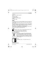 Preview for 103 page of Bosch 3 601 DA0 0 series Original Instructions Manual