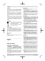 Preview for 14 page of Bosch 3 601 FA1 0 Original Instructions Manual