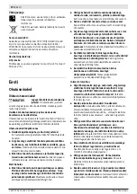 Preview for 274 page of Bosch 3 601 JH9 101 Original Instructions Manual