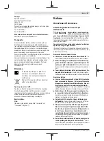 Preview for 47 page of Bosch 3 601 JJ0 100 Original Instructions Manual