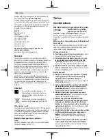 Preview for 102 page of Bosch 3 601 JJ0 100 Original Instructions Manual