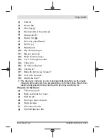 Предварительный просмотр 85 страницы Bosch 3 601 K72 R50 Original Instructions Manual