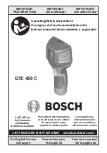 Bosch 3 601 K83 1 Operating/Safety Instructions Manual preview