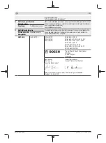 Предварительный просмотр 469 страницы Bosch 3 601 M19 1 Original Instructions Manual