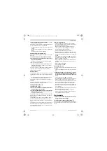 Предварительный просмотр 73 страницы Bosch 3 601 M21 100 Original Instructions Manual