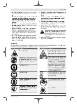 Предварительный просмотр 163 страницы Bosch 3 601 M23 601 Original Instructions Manual