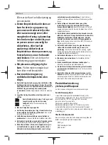 Preview for 52 page of Bosch 3 603 B64 8 Original Instructions Manual