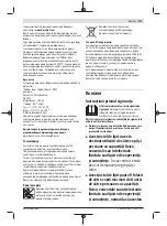 Preview for 113 page of Bosch 3 603 B64 8 Original Instructions Manual