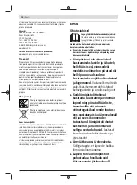 Preview for 146 page of Bosch 3 603 B64 8 Original Instructions Manual